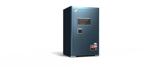Seagull MK2 Meteor Blue Low-Carbon Alloy Steel Security Safe and Lockbox with Finger Print Keypad