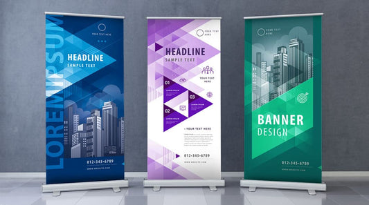 Custom Roll Up Display Banner